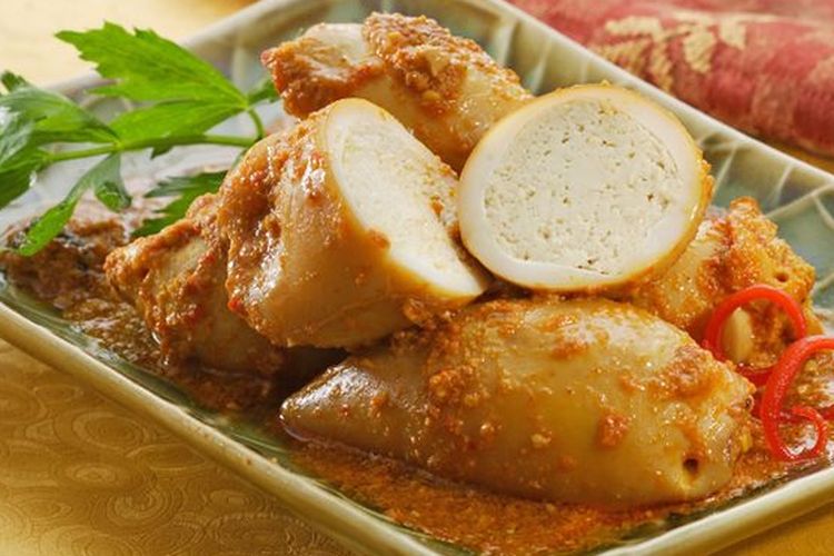 gulai cumi isi tahu